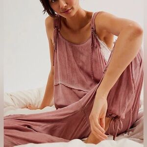 NWOT Free People Act Natural Shapeless Romper